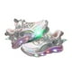 thumbnail image 3 of Zapatillas de deporte informales Led para niñas, zapatos de exterior con estampado de princesa Elsa, zapatos antideslizantes iluminados para primavera, 3 of 5