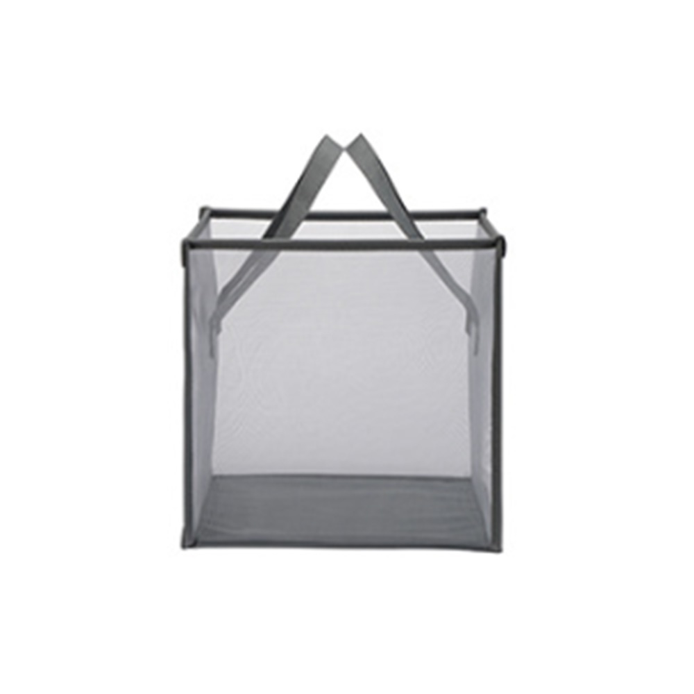Home Collapsible Laundry Hamper Mesh Basket with Two Carrying Handles