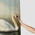 thumbnail image 3 of Orinice Swan Lake Bathroom Decor Set Colorful Luxurious Polyester Fabric Shower Curtain Set with Hooks 60x72, 3 of 7
