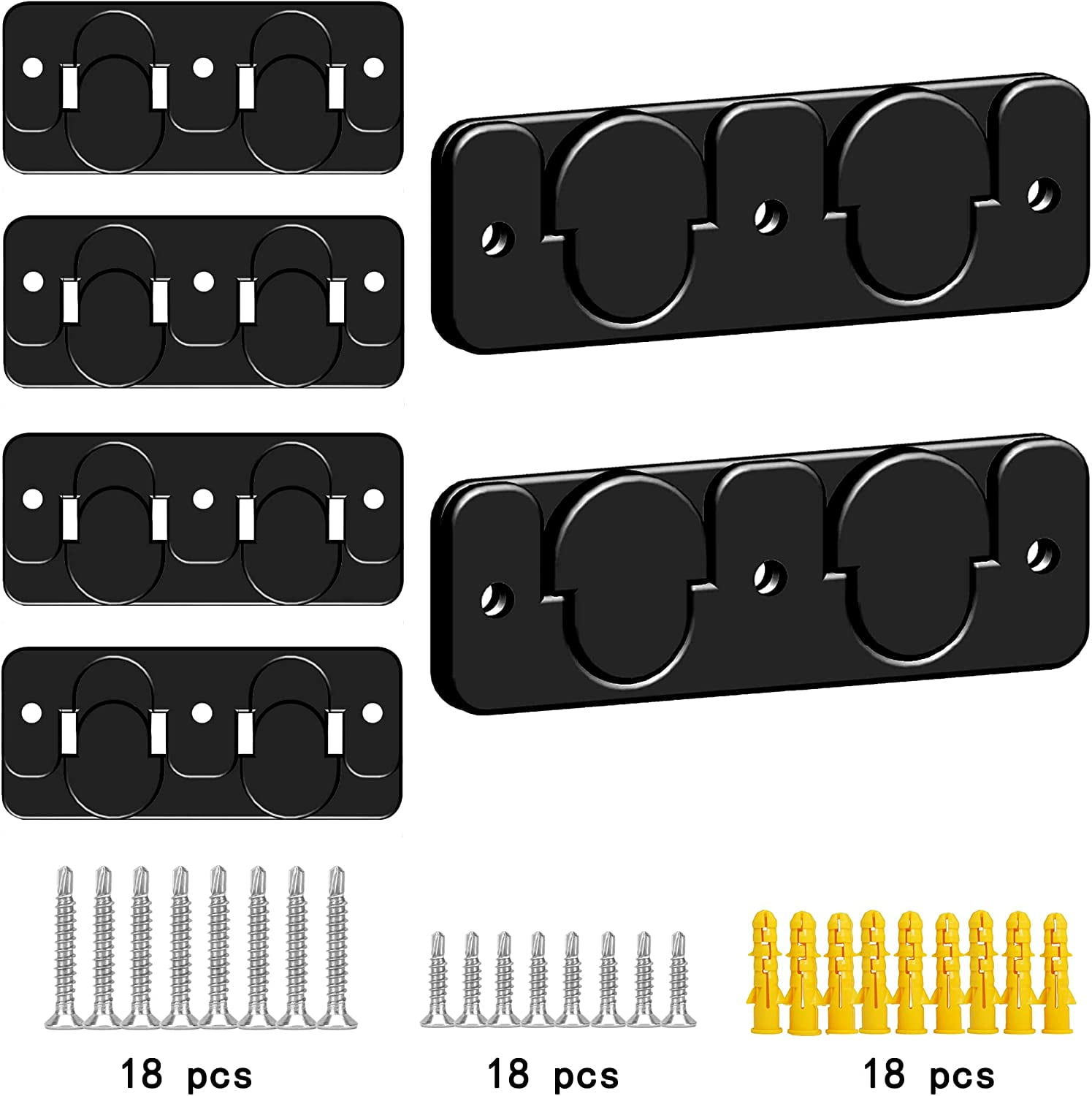 4" 6 Pairs Interlocking ZClips for Displaying Art Galleries, Flush