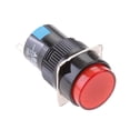 thumbnail image 4 of Montaje en panel Baoblaze 12V Luz 250V Prueba de Agua Rojo Interruptor del botón de presión, 4 of 5