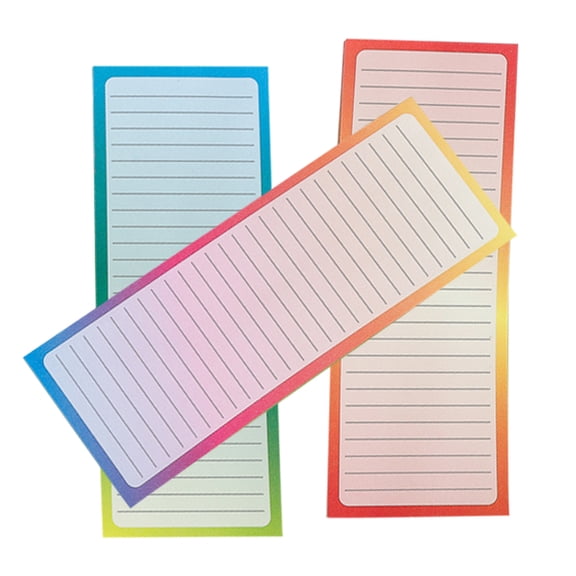 Magnetic Notepad 3 Books Pads for The Refrigerator Fridge Memo Refrigerators Groceries Shopping List Office