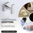 thumbnail image 5 of Simple Bathroom Towel Hook, SUS304 Stainless Steel Bath Towel Holder, Garage Wall Hook - wire drawing, 5 of 5