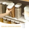 thumbnail image 2 of BRIGHTFUFU Contenedor de pasta contenedor de espagueti almacenamiento reutilizable despensa organización y almacenamiento 1200ML, 2 of 7