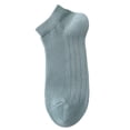 thumbnail image 3 of Mens Thin Rayon Breathable Ankle Socks Soft Low Cut Comfortable Sock Lightweight Mesh Sock Green One Size, 3 of 8