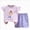A146-Dark Purple, variant on Hessimy Toddler Baby Girl Clothes for 2t 3t Girls Cute Summer Short Sleeve T-Shirt Tops Shorts Clothes Sets Baby Girl Outfits(Red,18-24 Months)