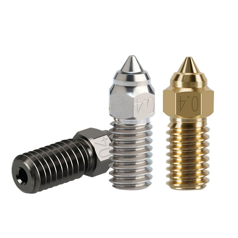 Nozzles Brass /Hardened Stainless Steel 0.4mm Nozzles 1.75mm Filament for  ELEGOO Neptune 4 3D Printing Projects 