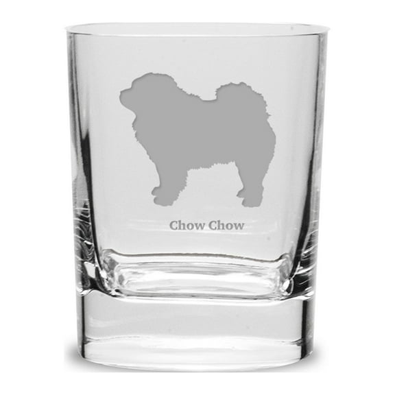 Chow Chow Luigi Bormioli 11.75 oz Square Round Double Old Fashion Glass