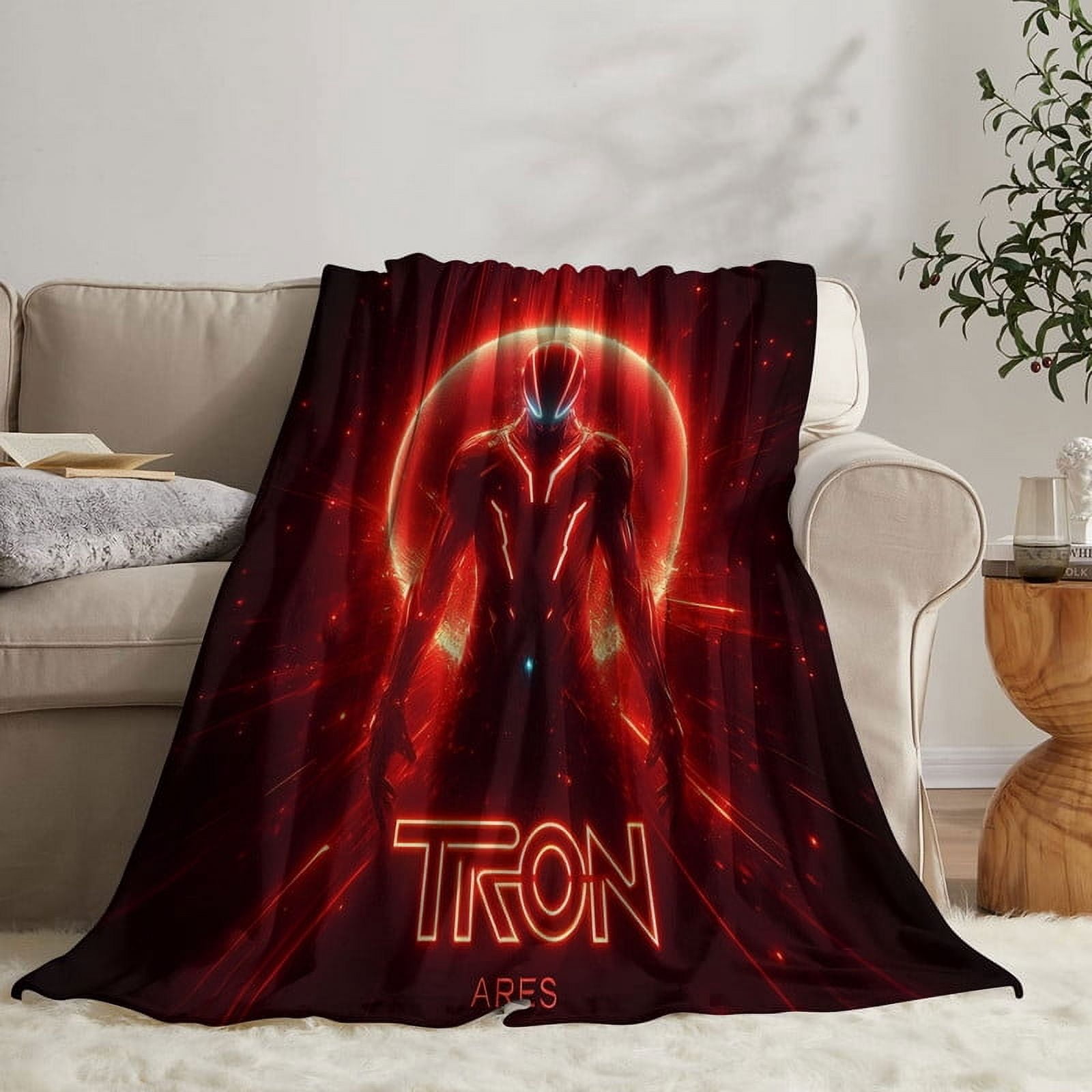 Tron Ares Throw Blanket Gifts for Fans Lover Girls Boys Women Present Hoodie Him Bed 30"x40"