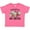Hot Pink, variant on Inktastic Promoted to Big Sister with Flowers Girls Baby T-Shirt