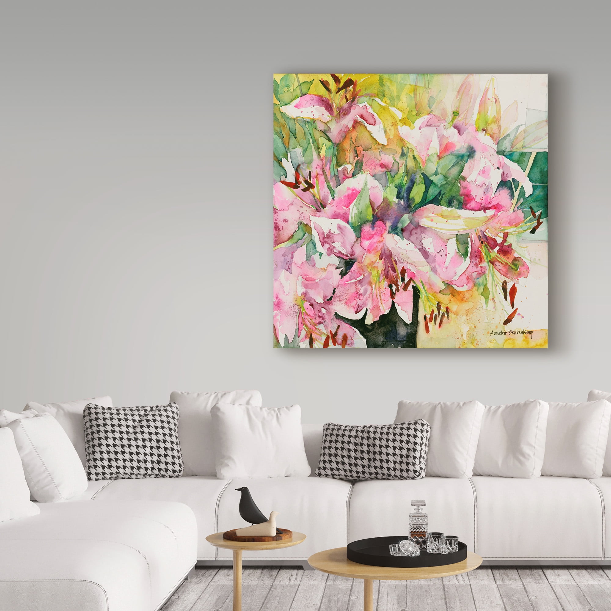 Trademark Fine Art 'Star Studded' Canvas Art by Annelein Beukenkamp