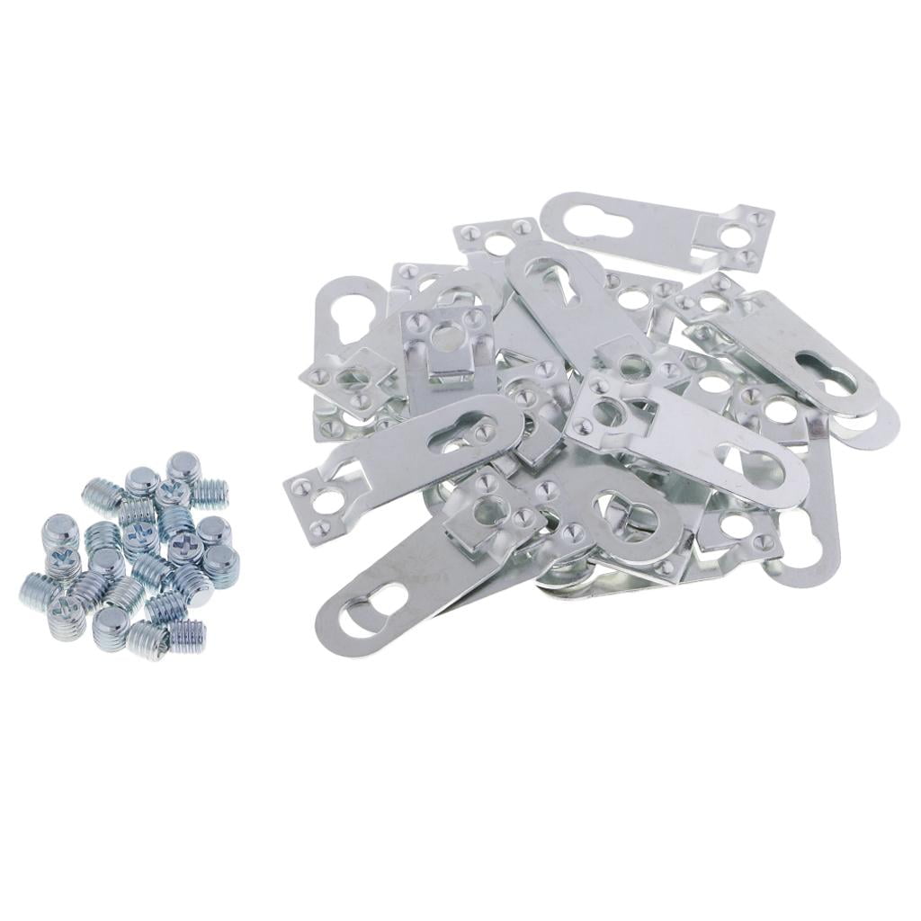 25pcs Keyhole Hanger and Wall Decor Hanger Heavy Duty Hanger for Photo