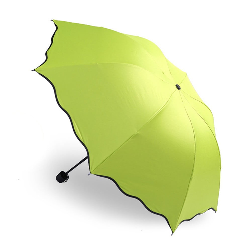 Windproof UV Protection Flower Design Folding Umbrella