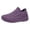 Purple, variant on EKVAHL Unisex Orthopedic Sneakers, Stretch Slip‑On Knit Walking Shoes, Arch Support Wide Width Gym Outdoor Athletic Shoes Gray