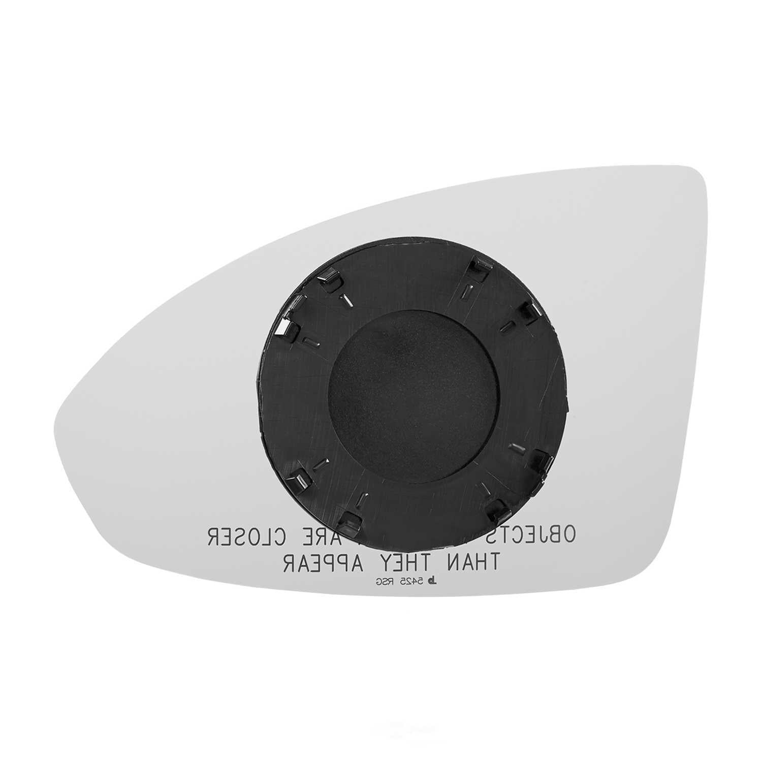 Burco Side View Mirror Replacement Glass with Motor Mount Plate - Clear Glass - 5425RSG