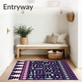 thumbnail image 3 of ODIKA 2'x3' Machine Washable Non-Slip Area Rug, Nordic Inspired Seasonal Celebration Trio With Whimsical High Traffic Rug, Pink, 731625, 3 of 7
