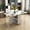 White+MDF3, variant on LHYY Folding Drop Leaf Dining Table with 6 Wheels and 2-Layer Storage Shelf,Space Saving Table for Small Spaces,47.2 inch D x 23.6 inch W x 30.3 inch H,White