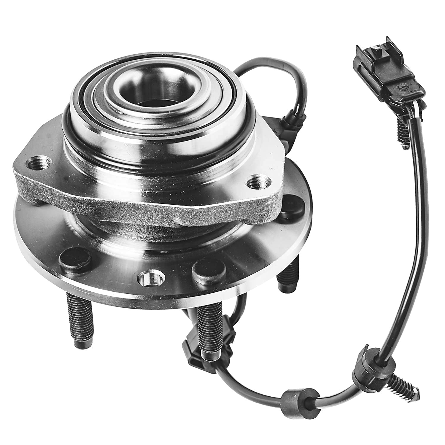 Detroit Axle - Front 8pc Wheel Bearing Hubs Kit for Buick Rainier Chevy Trailblazer EXT GMC Envoy XL XUV Saab 9-7X Isuzu Ascender Oldsmobile Bravada, Wheel Bearings Hubs CV Axles Ball Joints