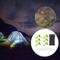 thumbnail image 4 of Juego de cuerdas reflectantes para tienda Guyline Paracord 4M Cuerda para acampar para refugio con dosel verde fluorescente kusrkot Cuerda para tienda de campaña, 4 of 8