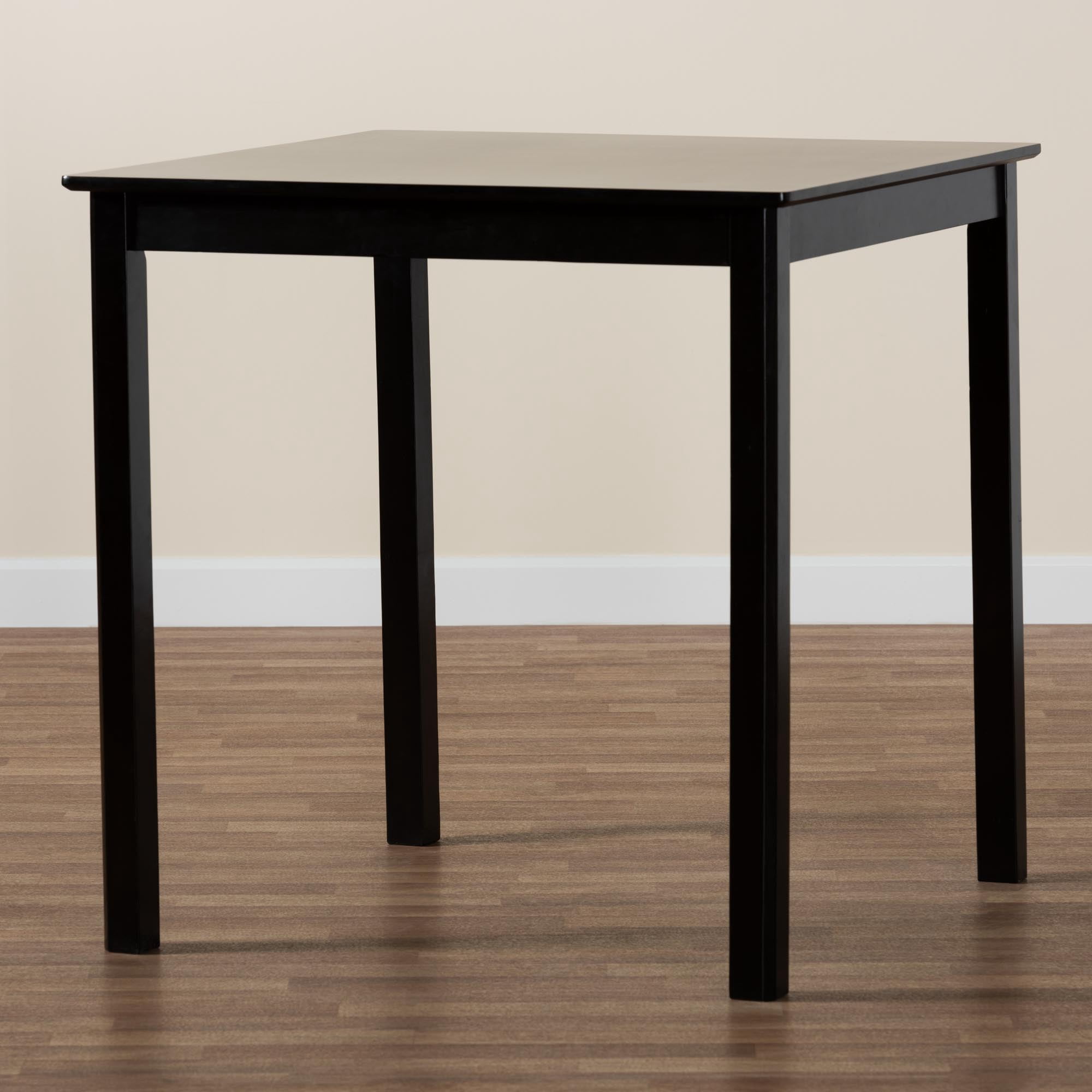 Baxton Studio Lenoir Modern Espresso Brown Finished Wood Counter Height Pub Table