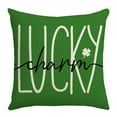thumbnail image 2 of Cubiertas de Almohada Decorativas Cubierta de Almohada Impresa Irlandesa Día de San Patricio Sofá Decorativo Cojín de asiento de Almohada Cubiertas de Almohada de Vacaciones, 2 of 2