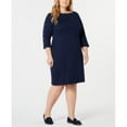 thumbnail image 1 of Karen Scott Robe Décontractée de Jour en Coton pour Femmes Grande Taille, 1 of 1