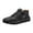 Black, variant on Xfvqtps Mens Leather Shoes Casual Boots Slip On Comfortable High Top Outdoor Ankle Chukka Boots Summer Plus Size Fashion Sports Shoes Black