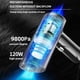 thumbnail image 4 of Aspiradora de coche portátil 120W 9000Pa Potente succión - Mini Dust Duster con filtro y cepillo lavables para detallado de automóviles, 4 of 9