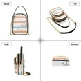 thumbnail image 3 of FORMRS Crossbody Bag for Women Quilted Travel Shoulder Cell Phone Purse with Chain Strap Handbag, Orange Nautical Pattern, 3 of 7