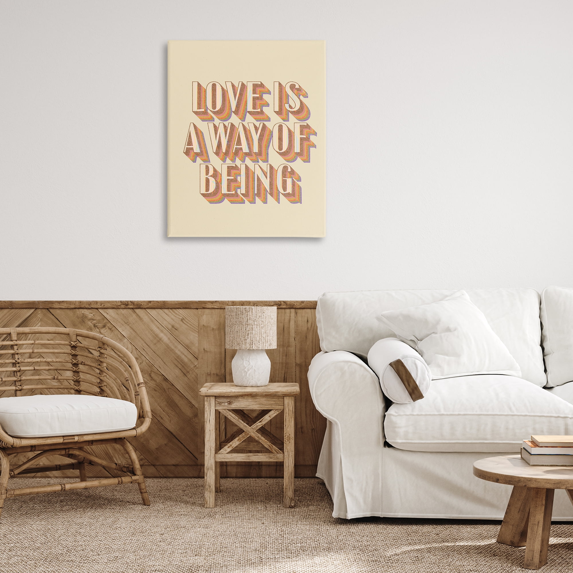 Stupell Industries Sentimental Love Phrase Text & Numbers Painting Wrapped Canvas Art Print Wall Art, 30 x 40