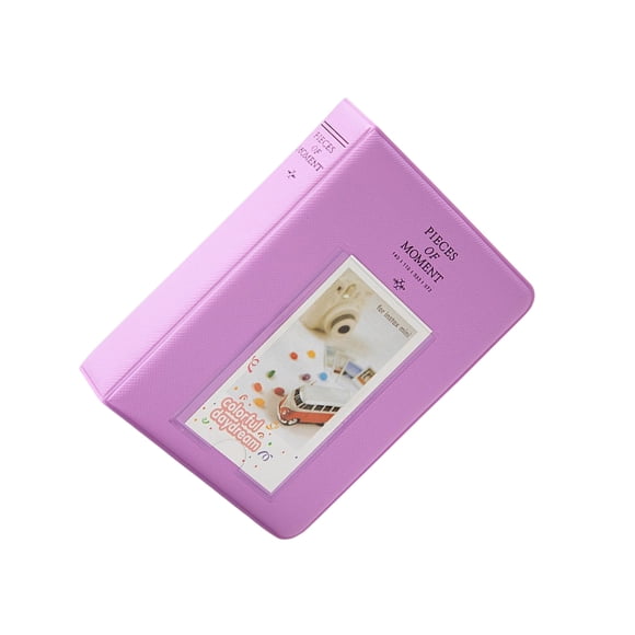 Álbum de fotos de 3 pulgadas, colección de PVC, almacenamiento de imágenes, página de inserción, libro, arte, póster, organizador, soporte Almacenamiento y organización del hogar Púrpura Yuarrent  HA075739-01