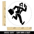 thumbnail image 2 of Spy Secret Agent with Briefcase Self-Inking Rubber Stamp Ink Stamper - Red Ink - Small 3/4 Inch, 2 of 7