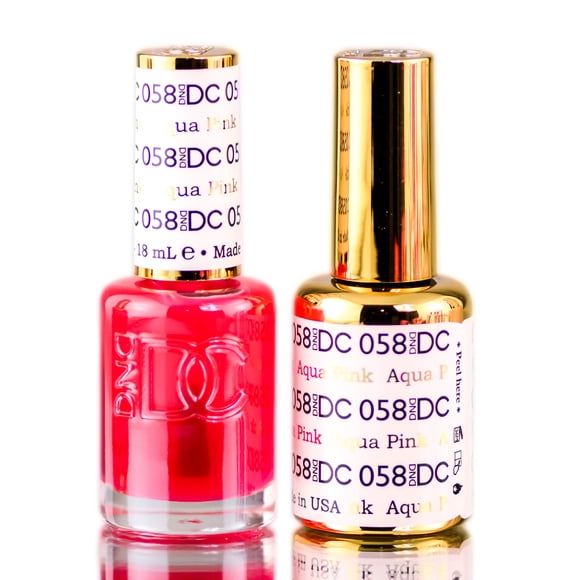 Esmalte en gel Duo DND DC Pinks Gel Lacquer 15 ml + Esmalte de uñas 1
