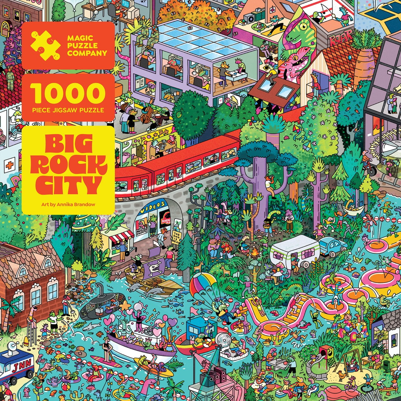 Big Rock City • 1000-Piece Jigsaw Puzzle from The Magic Puzzle