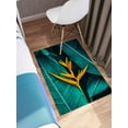 thumbnail image 6 of Tropical Rug, Office Decor Rugs, Decorative Rugs, Botanical Rug, Large Rugs, Flower Rugs, Tropical Flower Rugs, Easy To Clean Rug, 3.9'x5.9' - 120x180 cm, 6 of 8