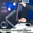 thumbnail image 5 of VIVO Single Monitor Counterbalance Desk Mount Stand | Fits Screens 17" to 27", 5 of 8