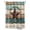 Bronze Brown, variant on Boanket Polyester Fabric Texas Star Shower Curtain, Country Teal Brown Farmhouse Wooden Waterproof Bathtub Curtain Bathroom Decor Set with Hooks 36 x 72 Inches,
