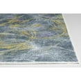 thumbnail image 4 of 8â€™ x 10â€™ Gray Gold Abstract Rings Area Rug, 4 of 8