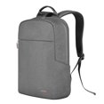 thumbnail image 1 of Newest Laptop Backpack 15.6 Large Capacity Nylon Waterproof School Backpack Lightweight Shoulder Bag for MacBook Pro 16.2 GRAY 15.6-inch, 1 of 6
