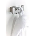 thumbnail image 2 of Moen Kyvos Brushed Nickel Double Robe Hook, 2 of 3