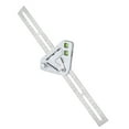thumbnail image 5 of Woodworking Combo Square Tool Metal 180 Degree Angle Finder Ruler Measuring Tool 13.78 x 3.31 x 0.79 Inches, 5 of 9