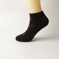 thumbnail image 2 of FhsagQ Socks Socks for Women 2 Piece High Waist Womens Cancer Awareness Socks Ribbon Soft Sport Sock Bulk Pack Women Socks White Women's Socks See Through Black One Size, 2 of 4