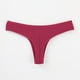 thumbnail image 1 of Puntoco Bragas para mujer, cintura alta, moda femenina, color sólido, tiro bajo, tanga, transpirable, calzoncillos de ocio, 1 of 3