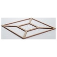 thumbnail image 4 of Ekena Millwork 11 3/8"W x 11 3/8"H x 1/4"T Small Marion Decorative Fretwork Wood Wall Panels, Hickory, 4 of 18
