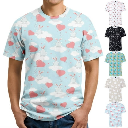 

Easter Unisex Youth Anime Graphic Tee Shirts Casual Tops Regular & Big Man Sizes