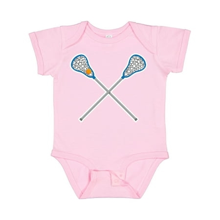 

Inktastic Lacrosse Sticks Future Player Outfit Gift Baby Boy or Baby Girl Bodysuit