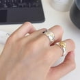 thumbnail image 3 of for French Ins Cold Wind Stainless Steel Ring, 3 of 6
