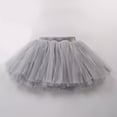 thumbnail image 2 of Zanarzt Kids Tulle Skirt for Girls Layered Tulle Tutu Skirt for Girls Ballet Dressing Up Kid Tutu Skirt Tutu Skirt Girls Ballet Dance Skirts Tulle for Toddler Kid Children Grey,6-7 Years, 2 of 4