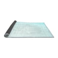 thumbnail image 2 of Ahgly Company Indoor Square Solid Light Blue Modern Area Rugs, 7' Square, 2 of 4
