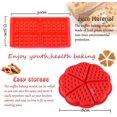thumbnail image 2 of Juego de 4 piezas de utensilios para hornear para muffins perfectos, moldes antiadherentes de silicona para waffles y pasteles, 2 of 8